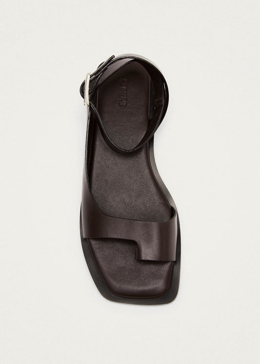 Alohas Tebas Brown Leather Sandals