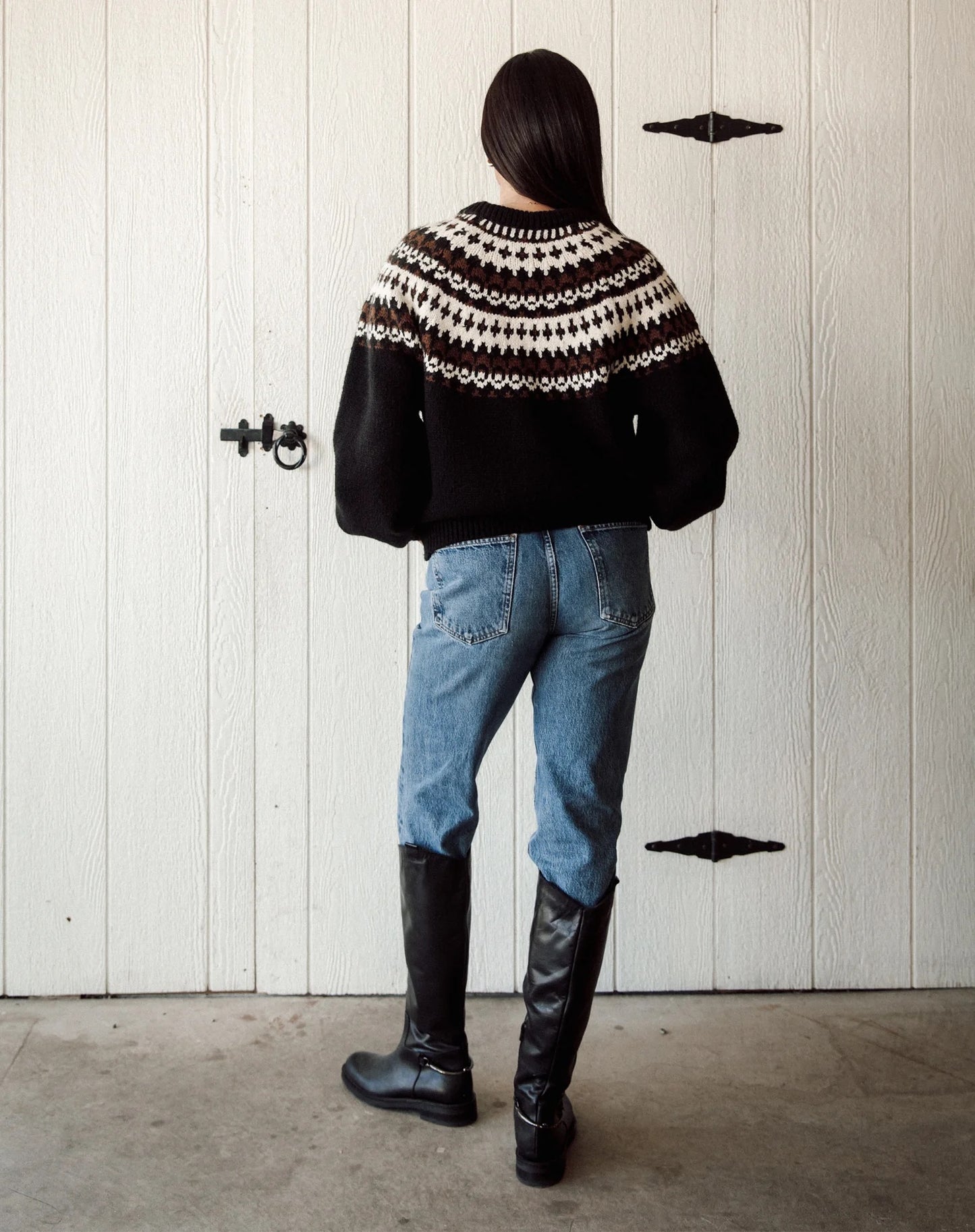 Brunette the Label Fair Isle Sweater