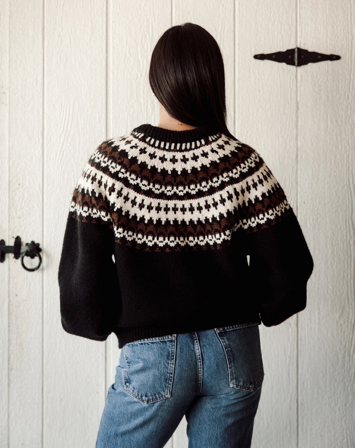 Brunette the Label Fair Isle Sweater