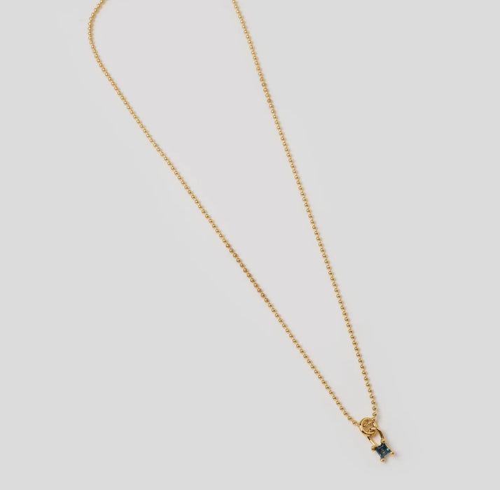 Wolf Circus Mira Necklace in Blue and Gold