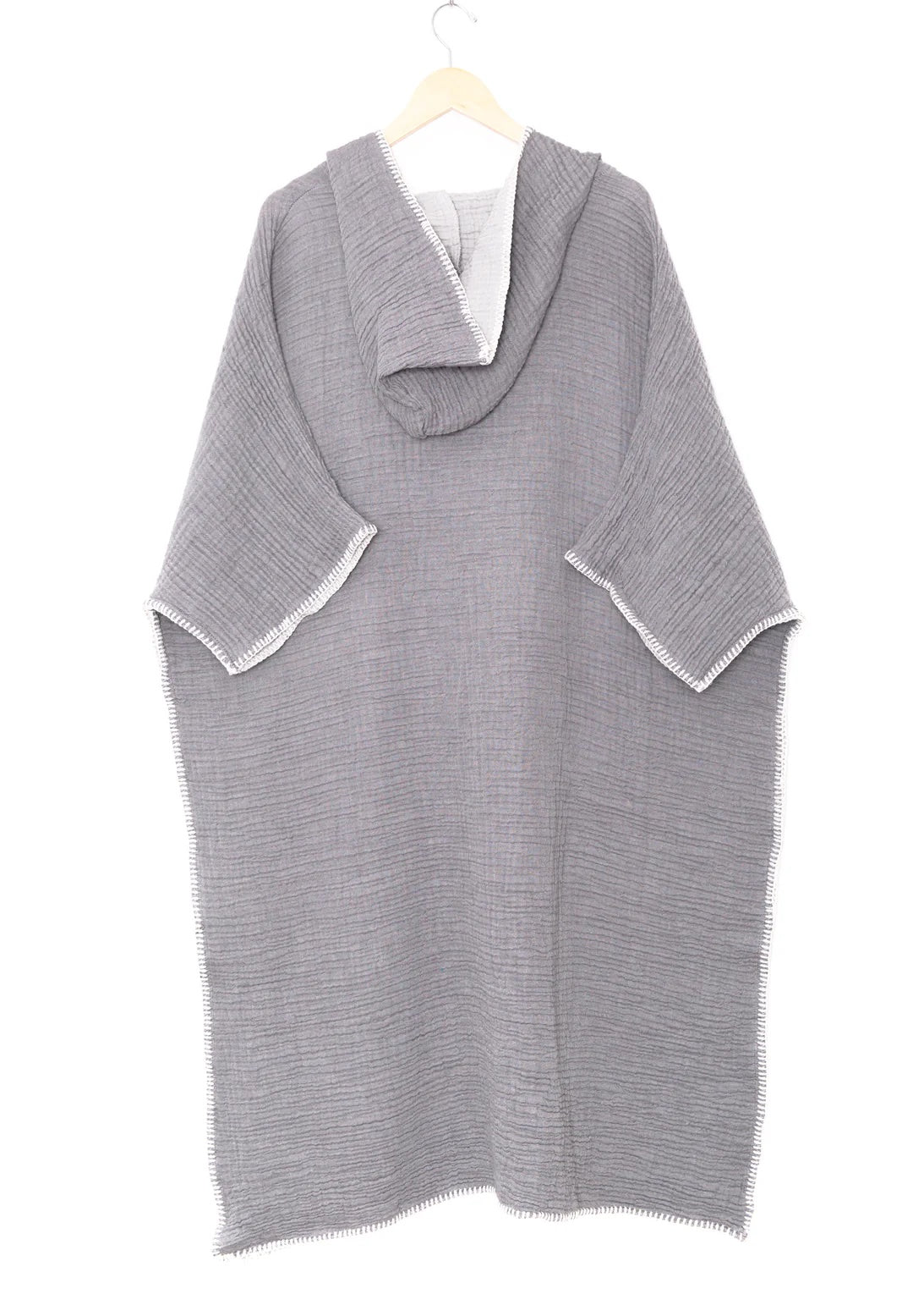 Tofino Towel Co. Long Unisex Muslin Surf Poncho - Black