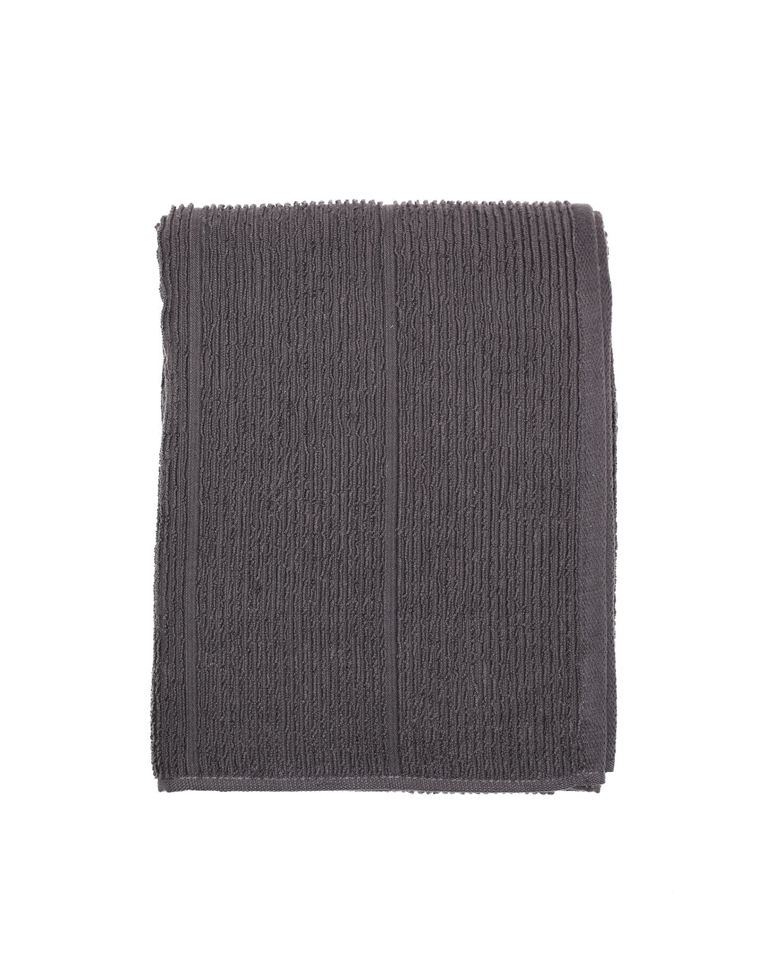Tofino Towel Co. Arnet Ribbed Terry Towel - Charcoal