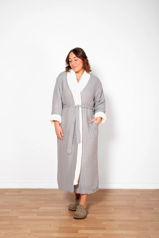 Tofino Towel Co Boreal Robe - Grey