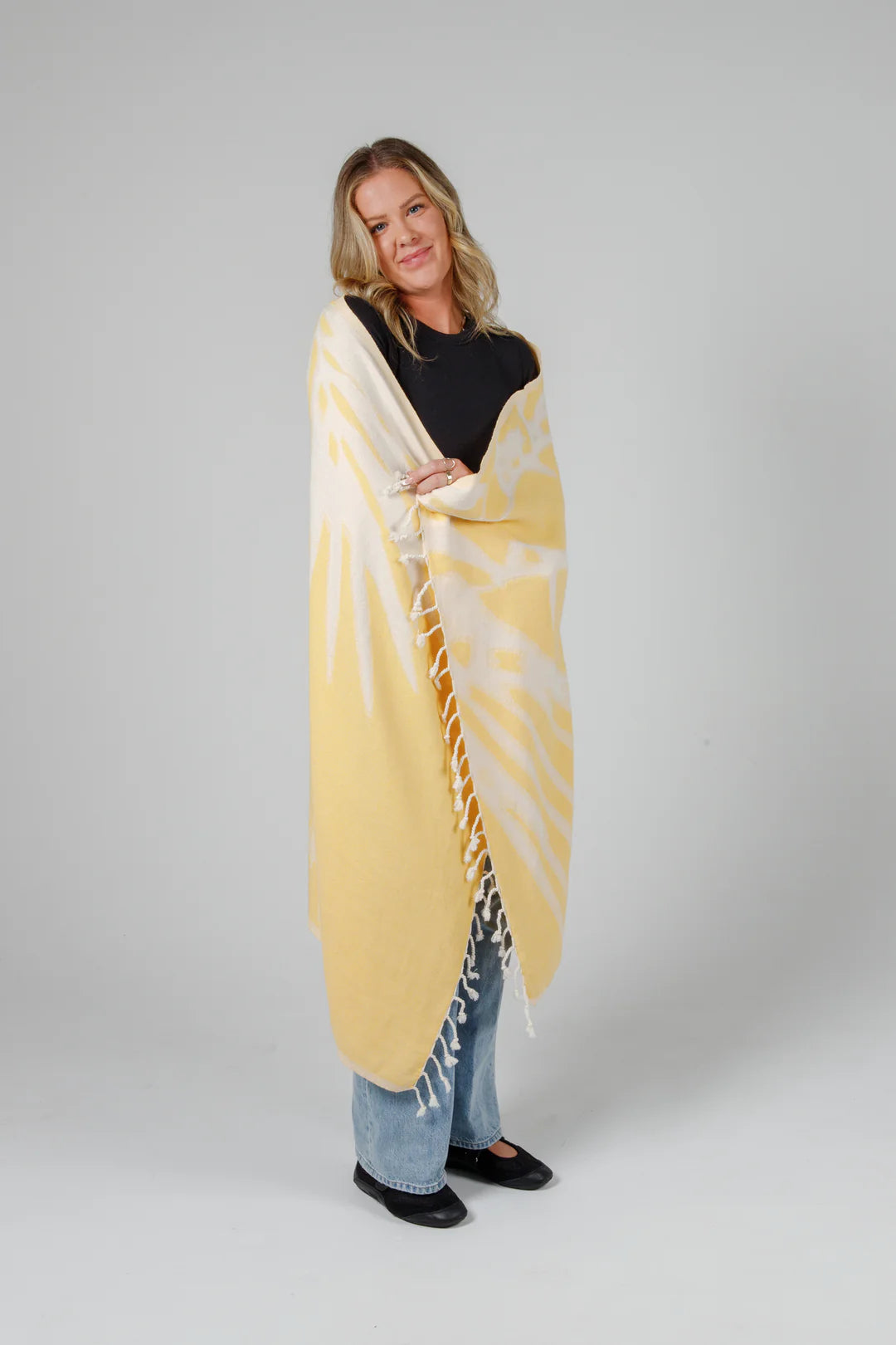 Tofino Towel Co. The Somers Palm Turkish Towel - Apricot