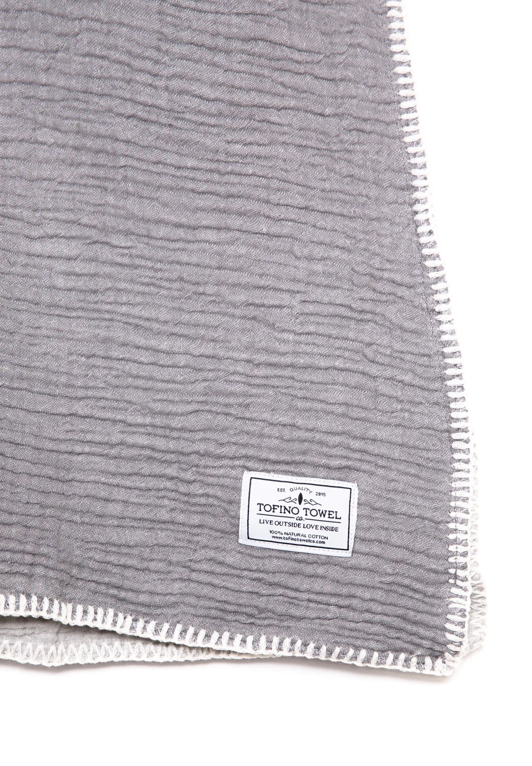 Tofino Towel Co. Long Unisex Muslin Surf Poncho - Black