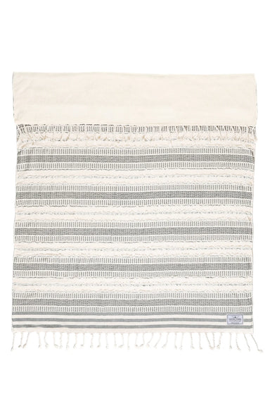 Tofino Towel Co. Opehelia Throw Blanket - Black Stripe