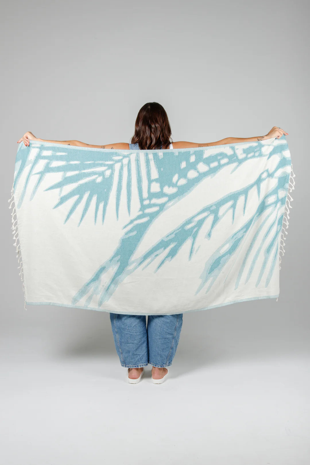 Tofino Towel Co. The Somers Palm Turkish Towel - Teal