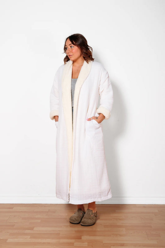 Tofino Towel Co Boreal Robe - White