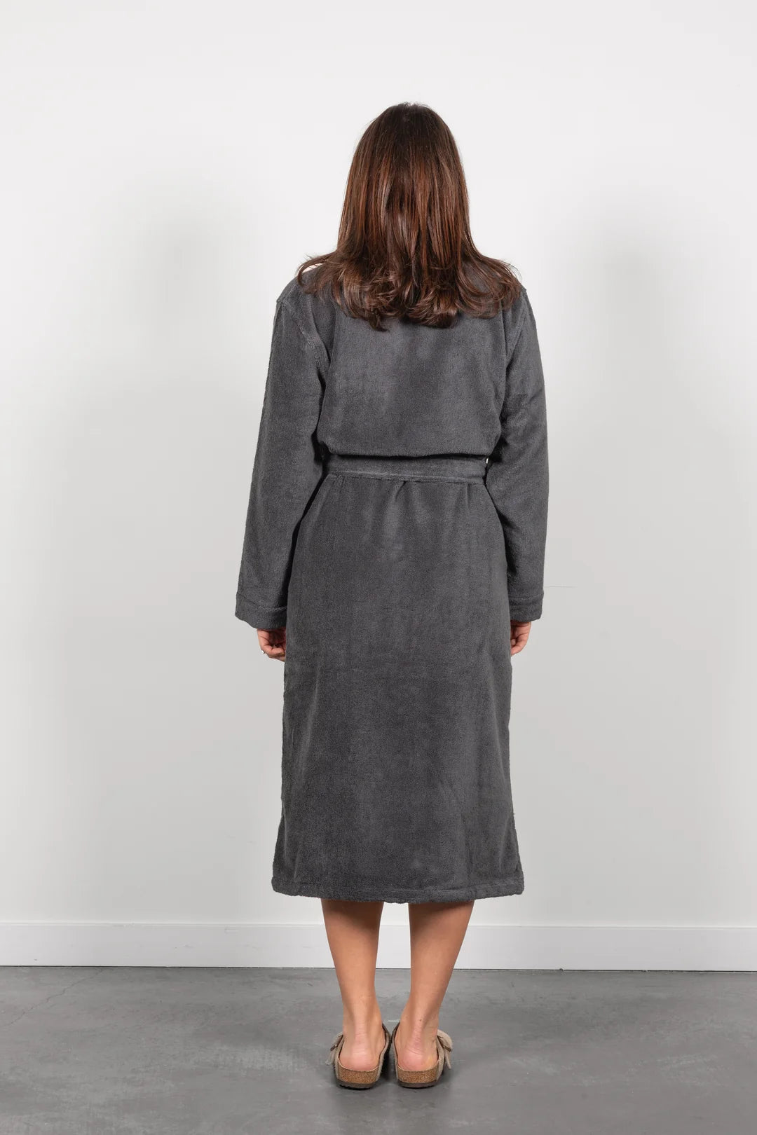 Tofino Towel Co. The Nova Unisex Boucle Terry Robe - Charcoal