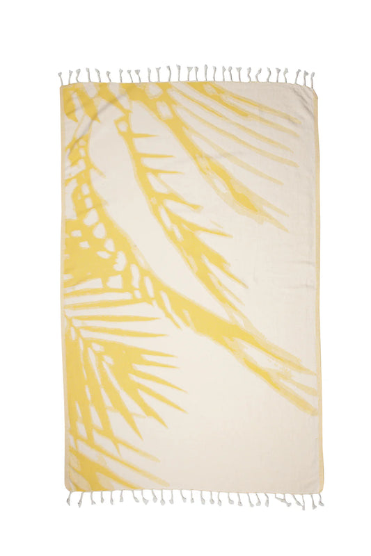 Tofino Towel Co. The Somers Palm Turkish Towel - Apricot