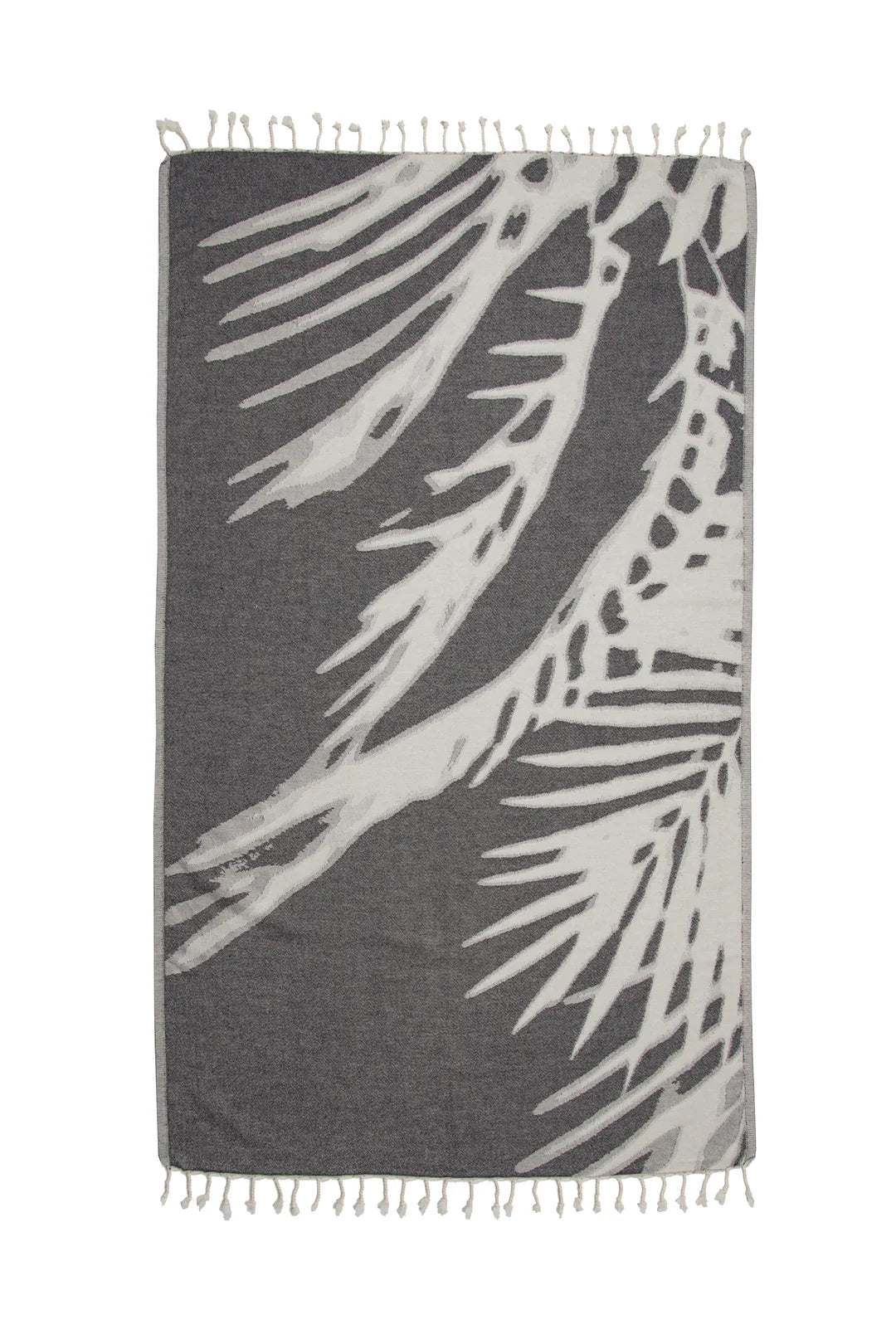 Tofino Towel Co. The Somers Palm Turkish Towel - Granite