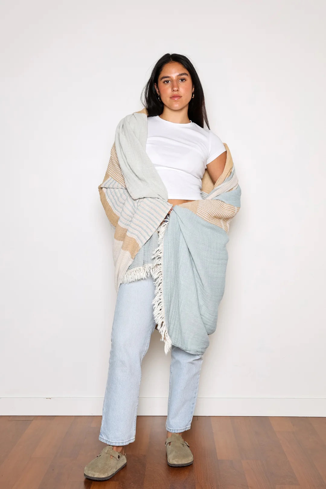 Tofino Towel Co. The Harris Throw - Teal