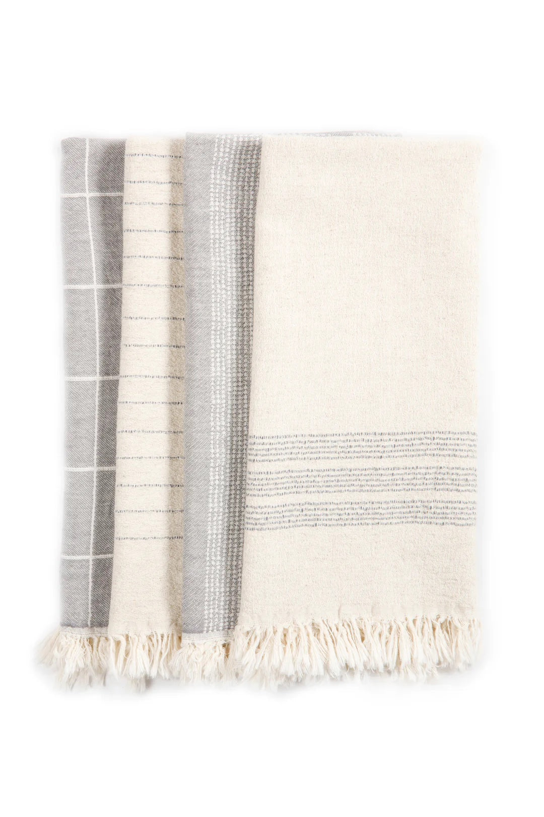 Tofino Towel Co. Allure Kitchen Towel Set of 4 - Slate Grey