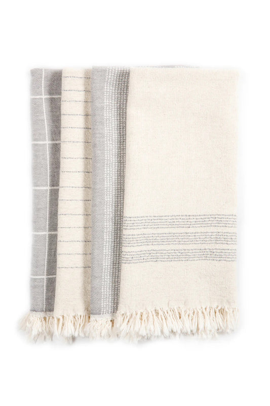Tofino Towel Co. Allure Kitchen Towel Set of 4 - Slate Grey