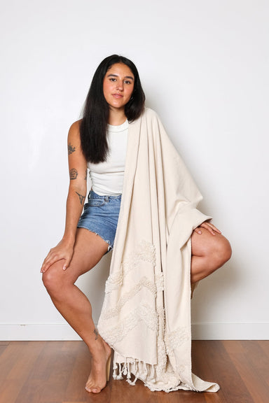 Tofino Towel Co. Freya Boho Textured Throw