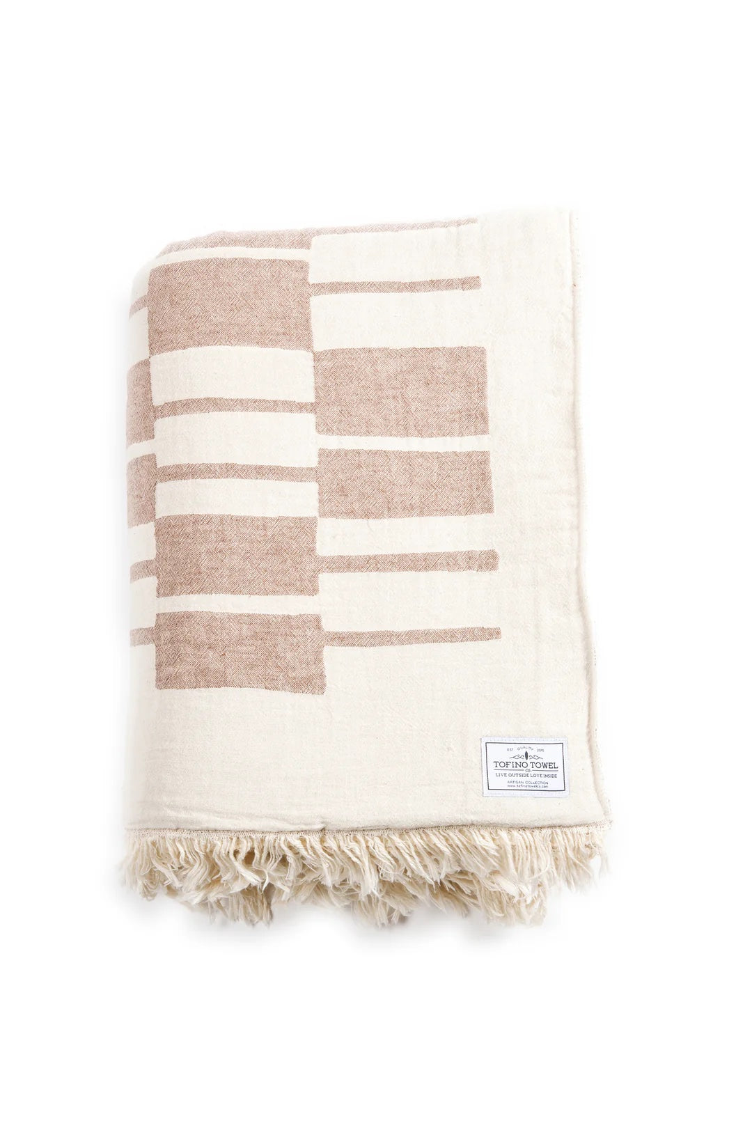Tofino Towel Co. Vance Fleece Throw - Walnut