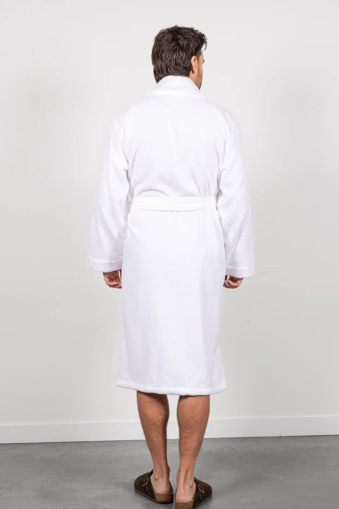 Tofino Towel Co. The Nova Unisex Boucle Terry Robe - White