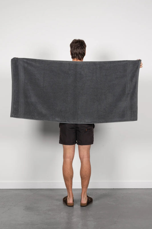 Tofino Towel Co. The Nova Terry Bath Towel - Charcoal