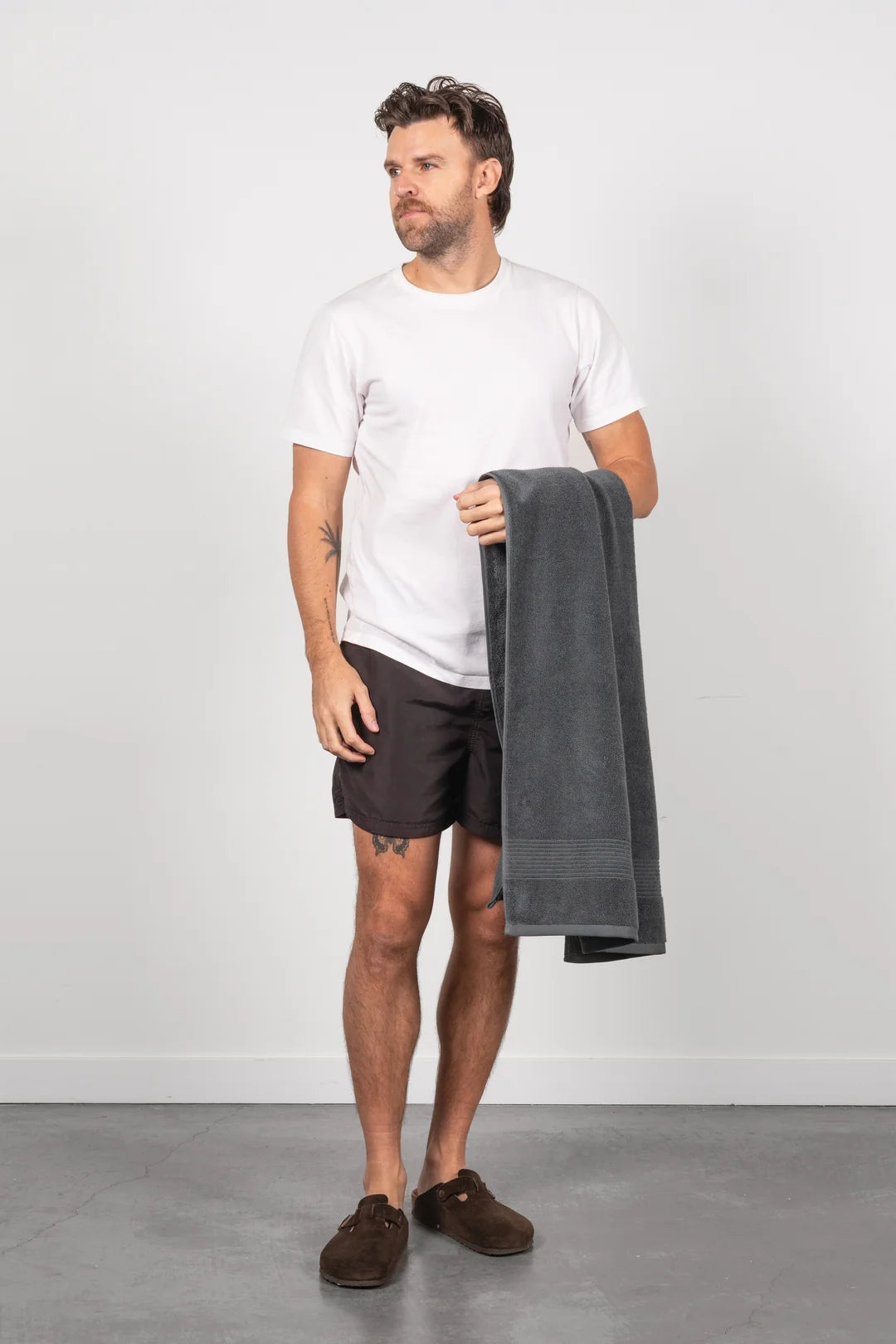 Tofino Towel Co. The Nova Terry Bath Towel - Charcoal