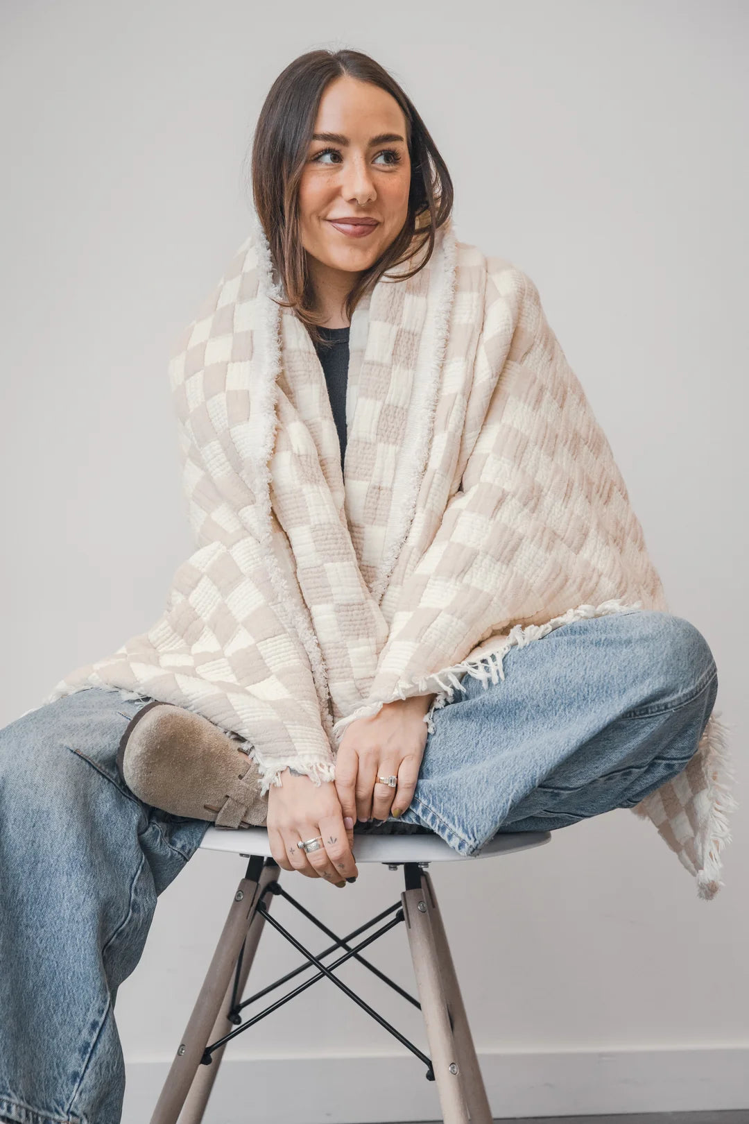 Tofino Towel Co. The Check Quilted Throw