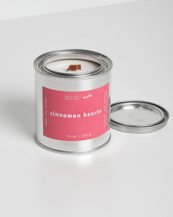 Mala x Brunette the Label - The Cinnamon Hearts Candle