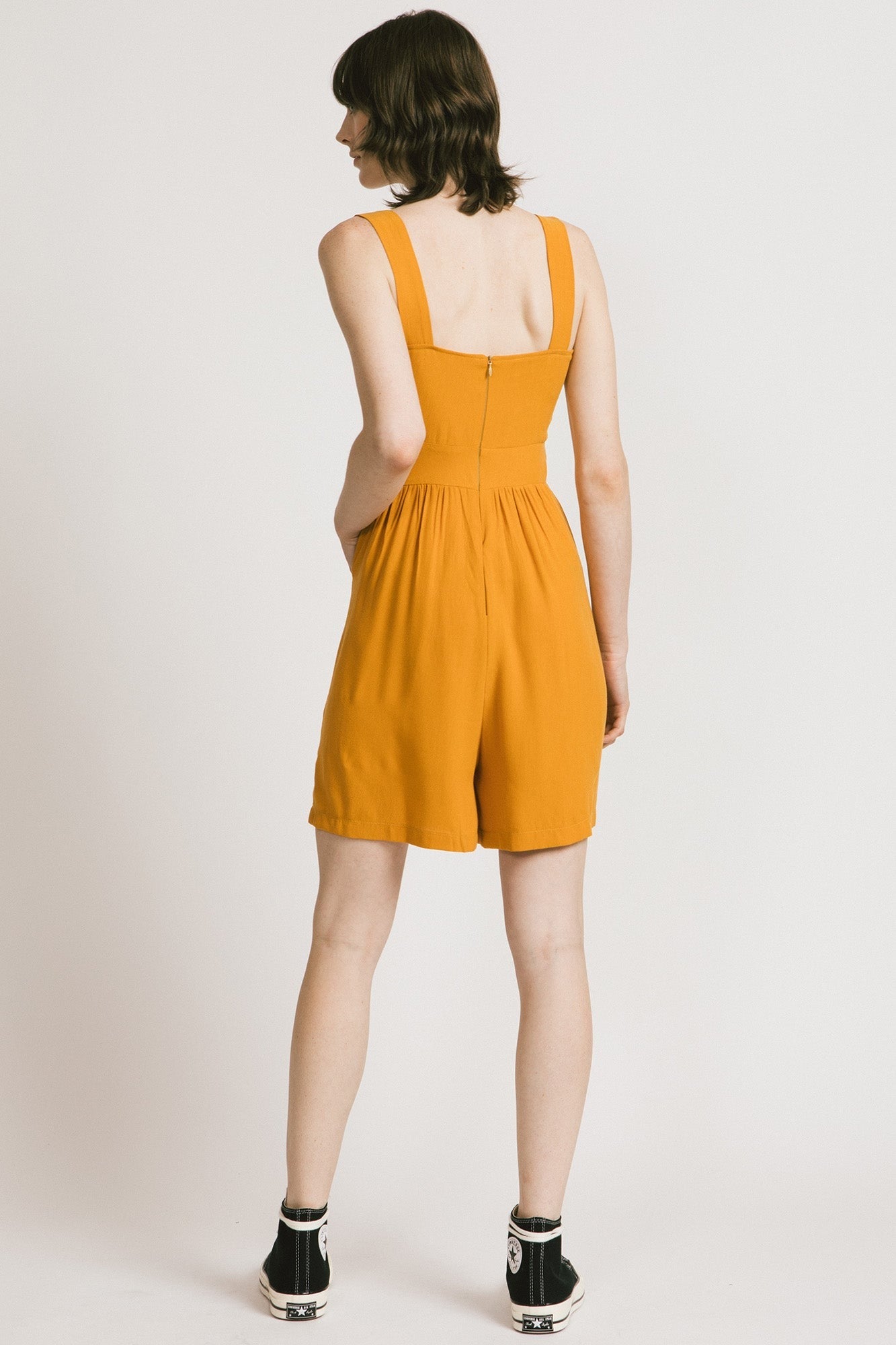 Amalfi Romper - Saffron