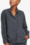 The Sleep Shirt Long Sleeve Shirt and Slash Pocket Pant Set - Dark Grey Brushed Cotton