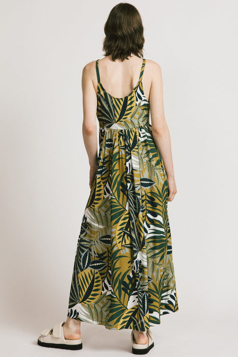 Allison Wonderland Lanai Dress - Green Floral