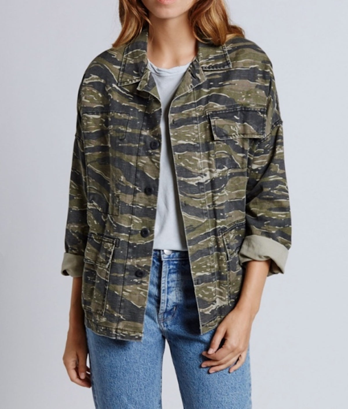 Fatigue Jacket in Army