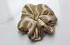 Jacoba Jane Silk Satin Scrunchie - Fawn