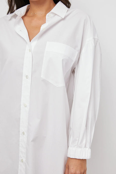 Rails Parson Shirtdress - White