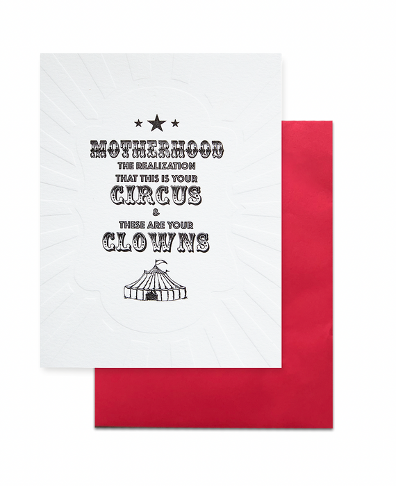 Cardideology Greeting Card - This is Your Circus