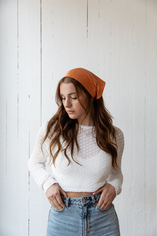 Charlie & Paisley Wylda Hemp Silk Bandana