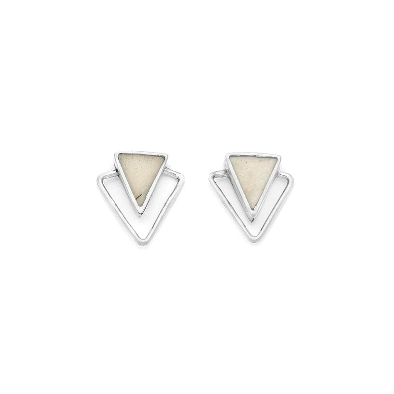 Obakki Triangle Studs - Silver