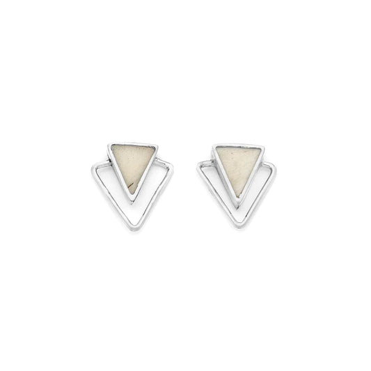 Obakki Triangle Studs - Silver
